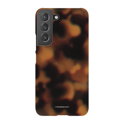 Classic Tortoise Shell Print Tough Phone Case Galaxy S22 Gloss [High Sheen] exclusively offered by The Urban Flair