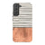 Striped Wood Print Tough Phone Case Galaxy S22 Plus Gloss [High Sheen] exclusively offered by The Urban Flair