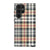 Classic Beige Plaid Tough Phone Case Galaxy S22 Ultra Satin [Semi-Matte] exclusively offered by The Urban Flair