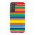 Rainbow Serape Tough Phone Case Galaxy S22 Plus Gloss [High Sheen] exclusively offered by The Urban Flair