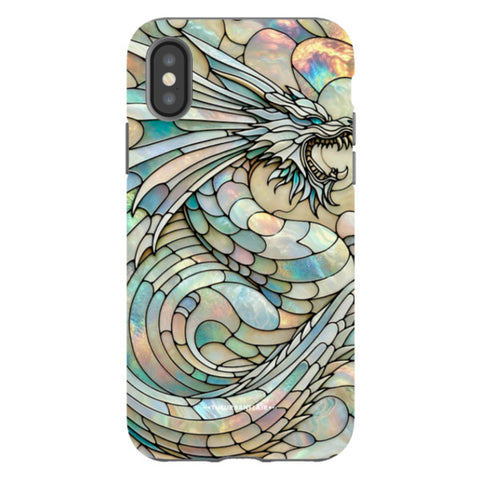 Year of the Dragon Stained Glass Illusion Tough Phone Case