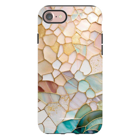 Pastel Stained Glass Illusion Tough Phone Case