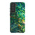 Green Abalone Shell Tough Phone Case Galaxy S21 FE Gloss [High Sheen] exclusively offered by The Urban Flair
