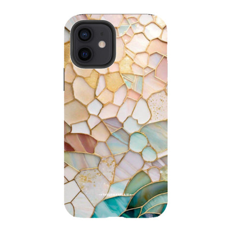 Pastel Stained Glass Illusion Tough Phone Case