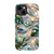 Monstera Leaves Stained Glass Tough Phone Case