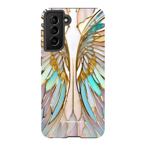 Angel Wings Stained Glass Illusion Tough Phone Case