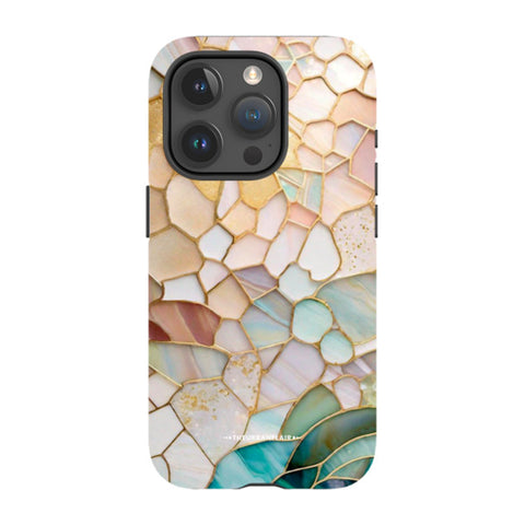 Pastel Stained Glass Illusion Tough Phone Case