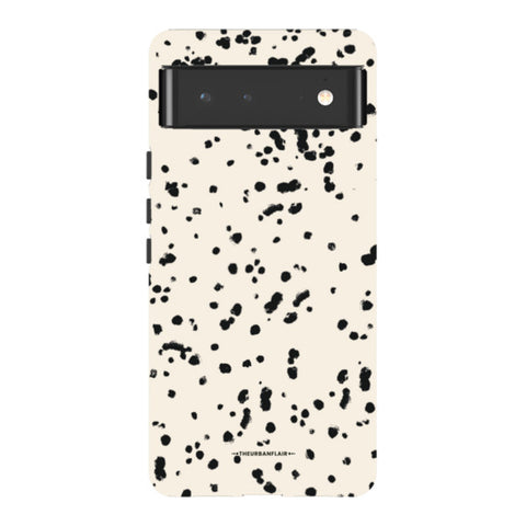 Dalmatian Spots Tough Phone Case Pixel 6 Satin [Semi-Matte] exclusively offered by The Urban Flair