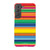 Rainbow Serape Tough Phone Case Galaxy S22 Gloss [High Sheen] exclusively offered by The Urban Flair
