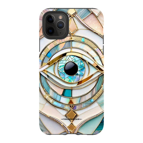 Mystic Eye Stained Glass Illusion Tough Phone Case