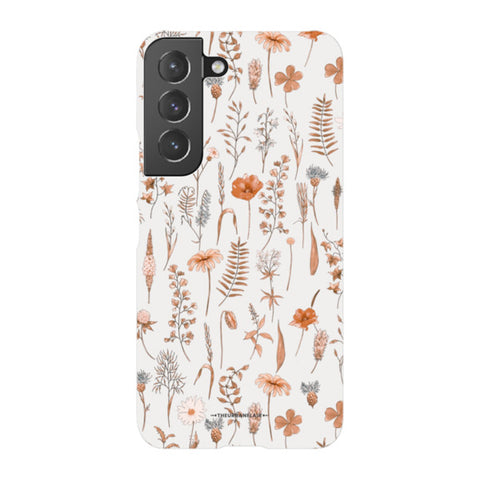 Boho Wildflowers Tough Phone Case Galaxy S22 Satin [Semi-Matte] exclusively offered by The Urban Flair
