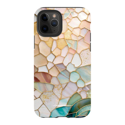 Pastel Stained Glass Illusion Tough Phone Case