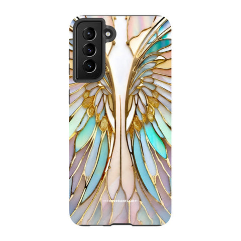 Angel Wings Stained Glass Illusion Tough Phone Case