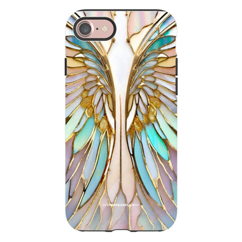 Angel Wings Stained Glass Illusion Tough Phone Case