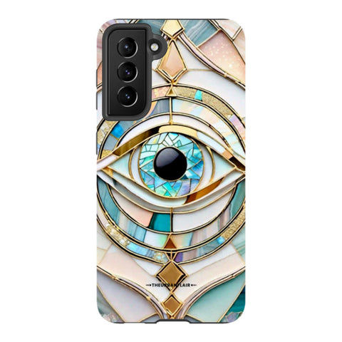 Mystic Eye Stained Glass Illusion Tough Phone Case
