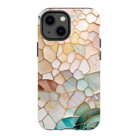 Pastel Stained Glass Illusion Tough Phone Case