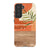 Burnt Boho Abstract Wood Print Tough Phone Case Galaxy S21 FE Gloss [High Sheen] exclusively offered by The Urban Flair