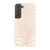Pale Pink Snakeskin Print Tough Phone Case Galaxy S22 Gloss [High Sheen] exclusively offered by The Urban Flair