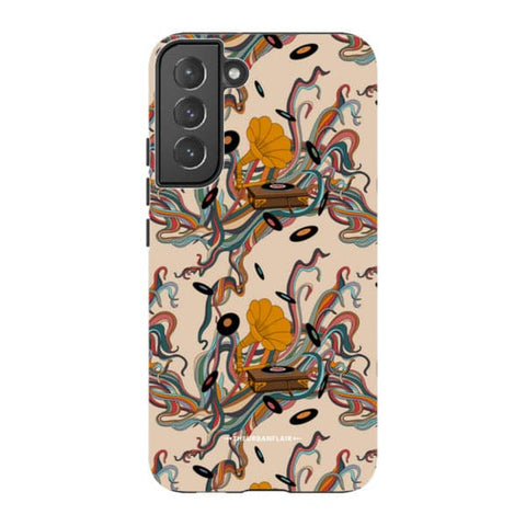 Art Nouveau Vinyl Record Player Tough Phone Case