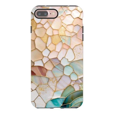 Pastel Stained Glass Illusion Tough Phone Case