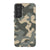 Textured Camo Print Tough Phone Case Galaxy S21 FE Satin [Semi-Matte] exclusively offered by The Urban Flair