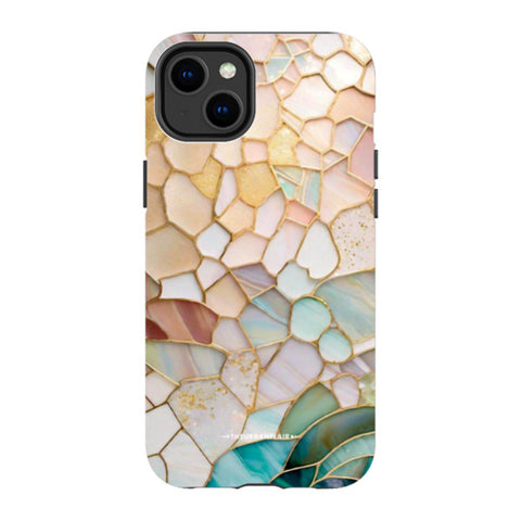 Pastel Stained Glass Illusion Tough Phone Case