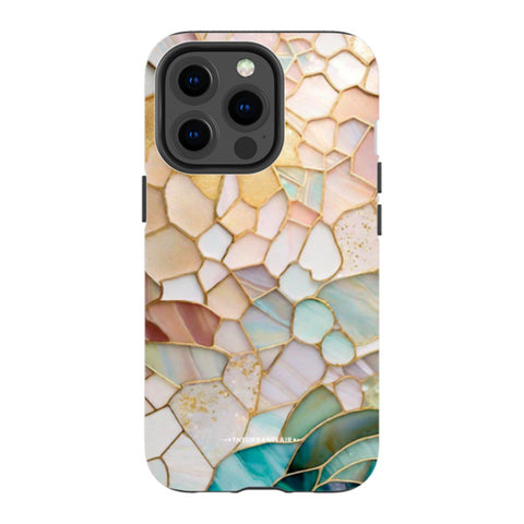 Pastel Stained Glass Illusion Tough Phone Case
