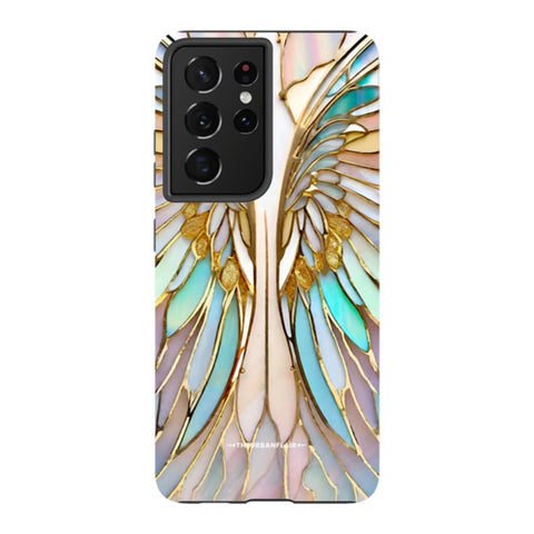 Angel Wings Stained Glass Illusion Tough Phone Case