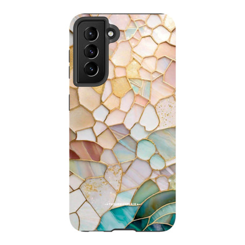 Pastel Stained Glass Illusion Tough Phone Case