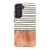Striped Wood Print Tough Phone Case Galaxy S21 FE Gloss [High Sheen] exclusively offered by The Urban Flair