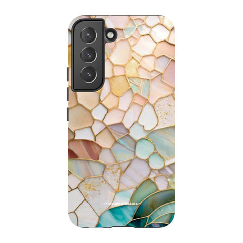 Pastel Stained Glass Illusion Tough Phone Case