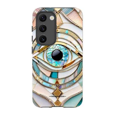 Mystic Eye Stained Glass Illusion Tough Phone Case