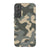 Textured Camo Print Tough Phone Case Galaxy S22 Plus Gloss [High Sheen] exclusively offered by The Urban Flair
