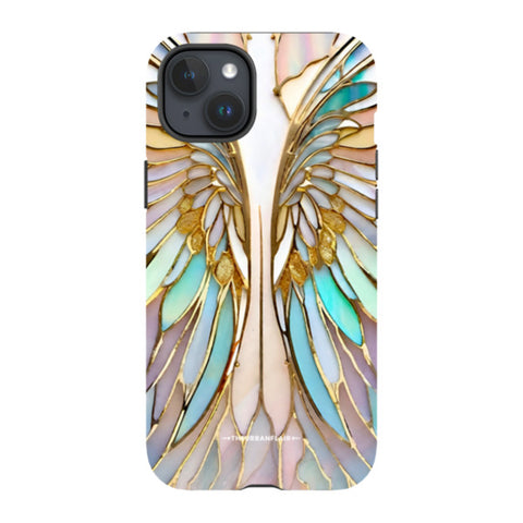 Angel Wings Stained Glass Illusion Tough Phone Case