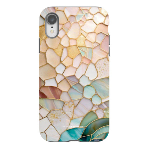 Pastel Stained Glass Illusion Tough Phone Case
