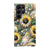 Cute Sunflowers Stained Glass Illusion Tough Phone Case