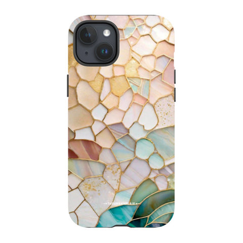 Pastel Stained Glass Illusion Tough Phone Case