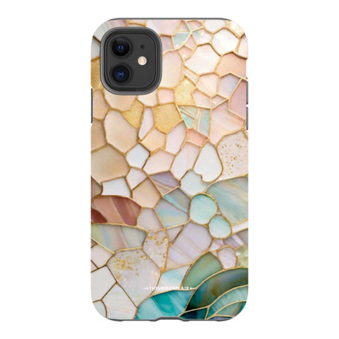 Pastel Stained Glass Illusion Tough Phone Case