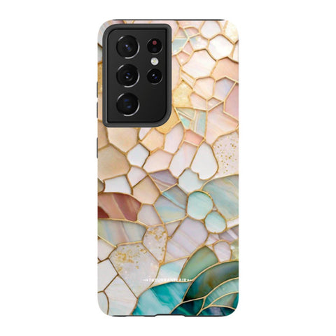 Pastel Stained Glass Illusion Tough Phone Case