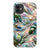 Monstera Leaves Stained Glass Tough Phone Case