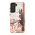 Rose Gold Cactus Collage Tough Phone Case Galaxy S21 FE Gloss [High Sheen] exclusively offered by The Urban Flair
