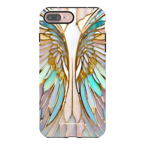Angel Wings Stained Glass Illusion Tough Phone Case