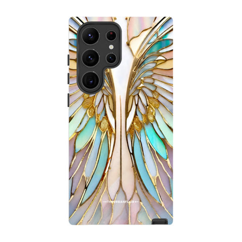 Angel Wings Stained Glass Illusion Tough Phone Case