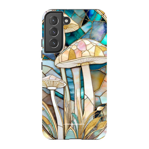 Mushroom Stained Glass Illusion Tough Phone Case