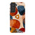 Mid-Century Organic Abstract Shapes Tough Phone Case Galaxy S21 FE Gloss [High Sheen] exclusively offered by The Urban Flair