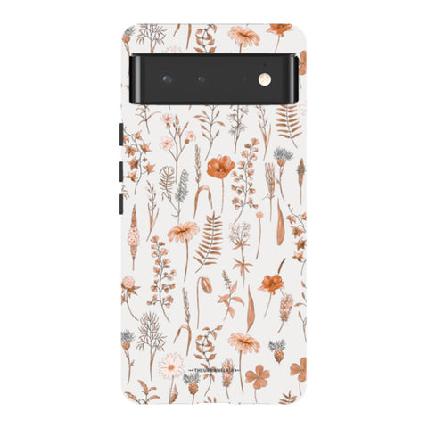 Boho Wildflowers Tough Phone Case Pixel 6 Satin [Semi-Matte] exclusively offered by The Urban Flair