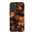 Warm Tortoise Shell Print Tough Phone Case Galaxy S21 FE Satin [Semi-Matte] exclusively offered by The Urban Flair