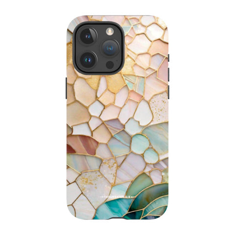 Pastel Stained Glass Illusion Tough Phone Case