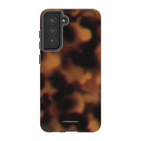 Classic Tortoise Shell Print Tough Phone Case Galaxy S21 FE Satin [Semi-Matte] exclusively offered by The Urban Flair