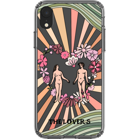 Aesthetic Retro Tarot Card Clear Phone Case